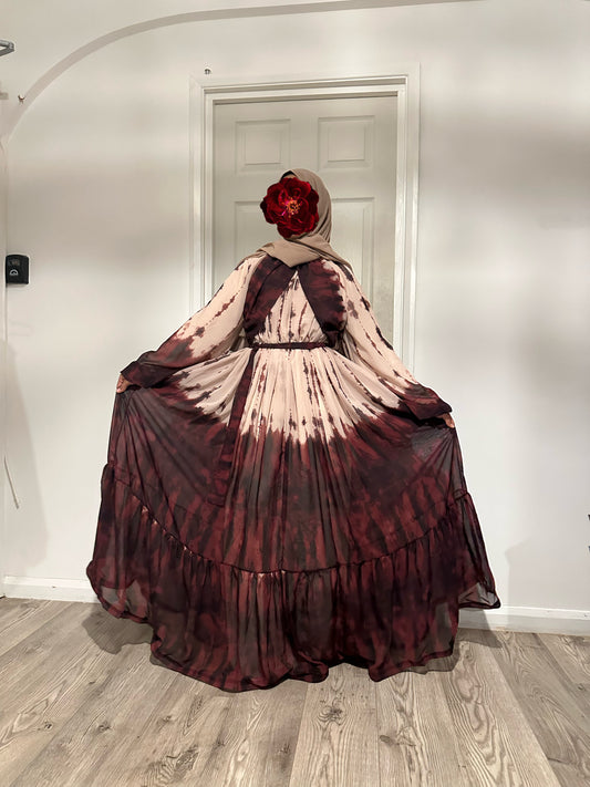 Printed Chiffon Dress