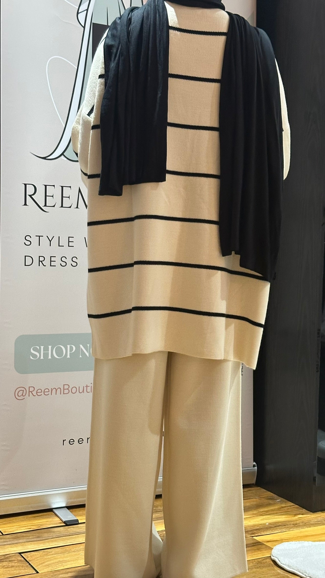 Striped Knitted Co-ord Set