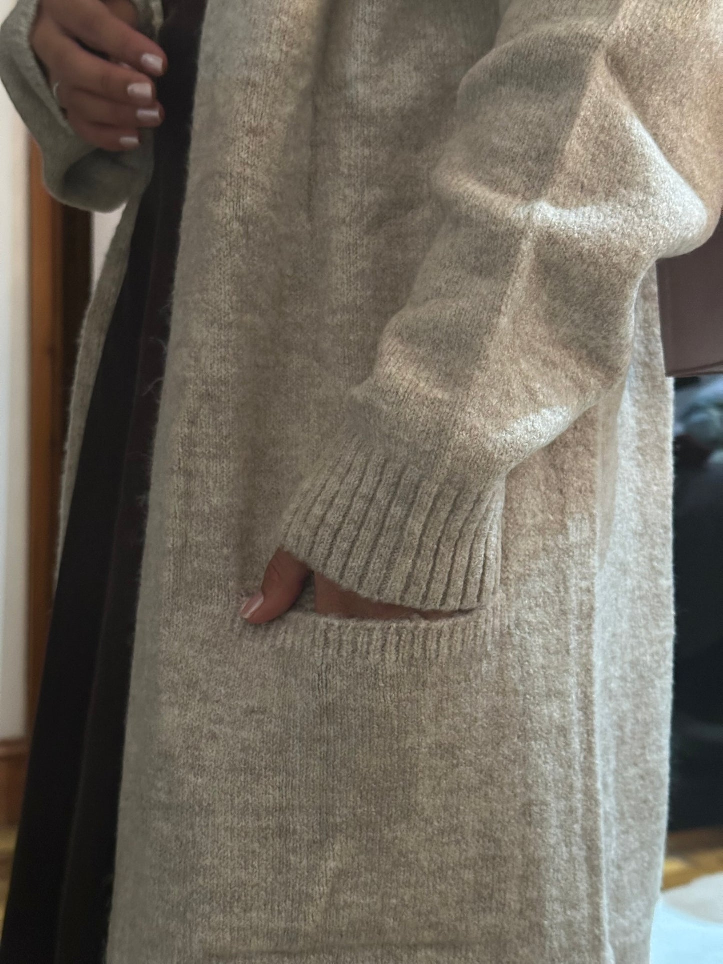 Knitted Cardigan with Pockets