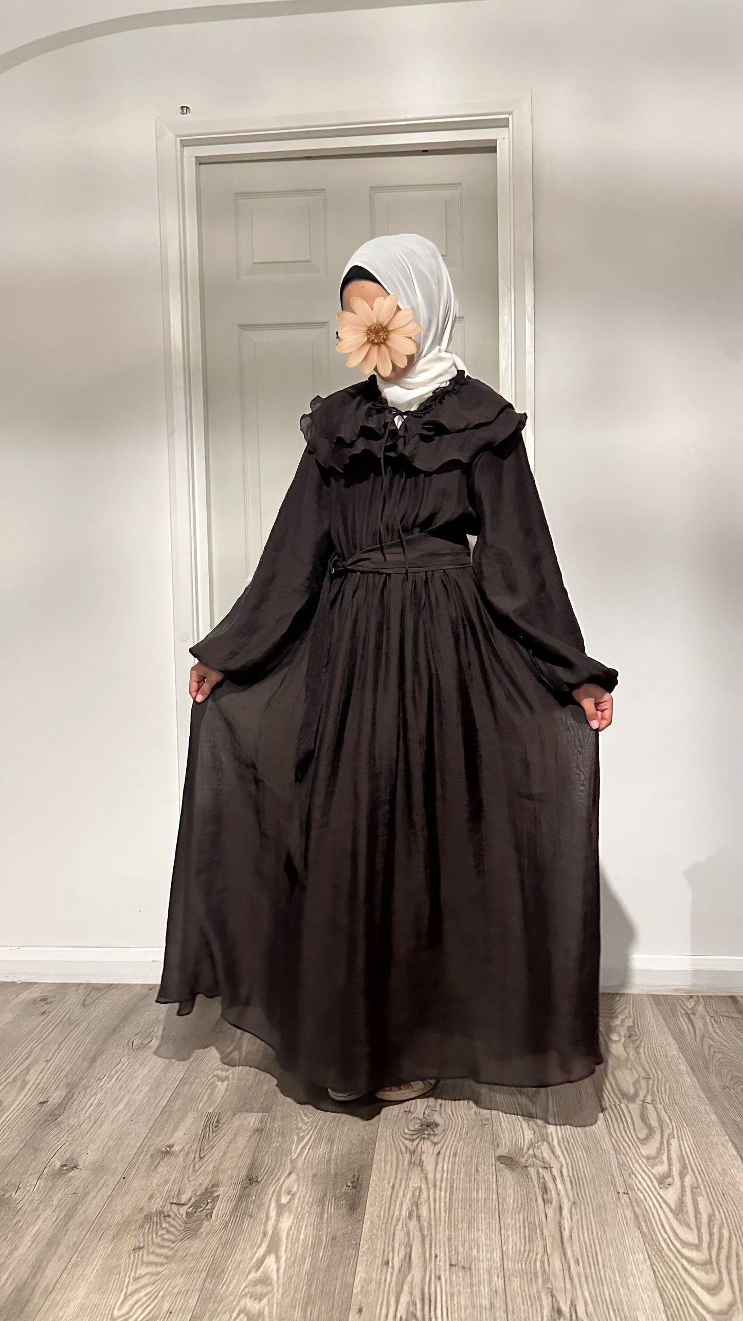 Ruffle Collar Dress