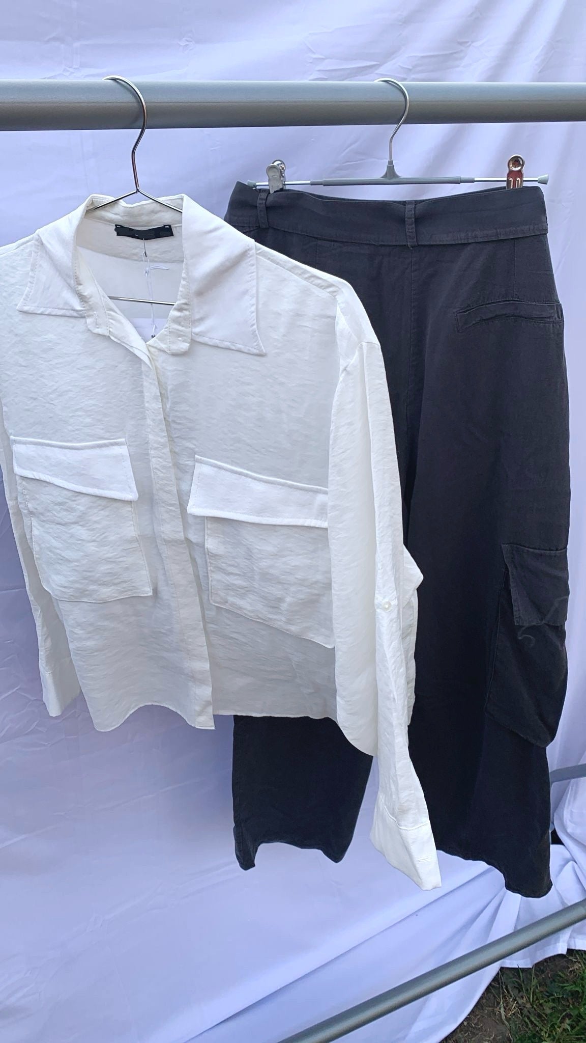 Cargo Cropped Blouse