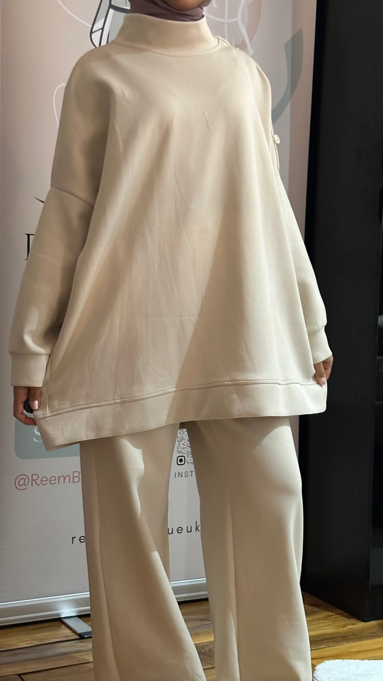 Butter Soft Shoulder Button Co-ord Set