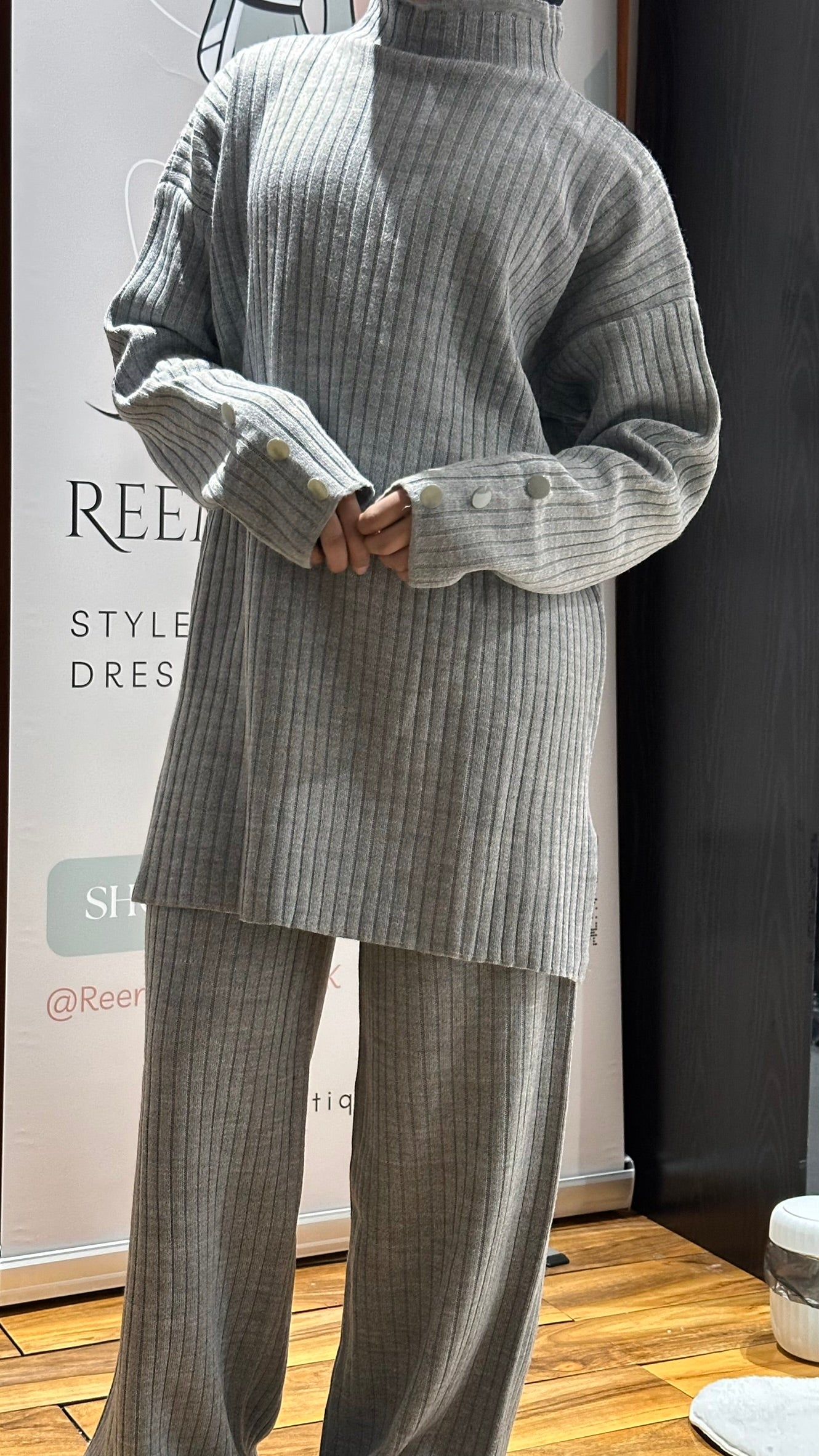 Rib Knitted Co-ord Set