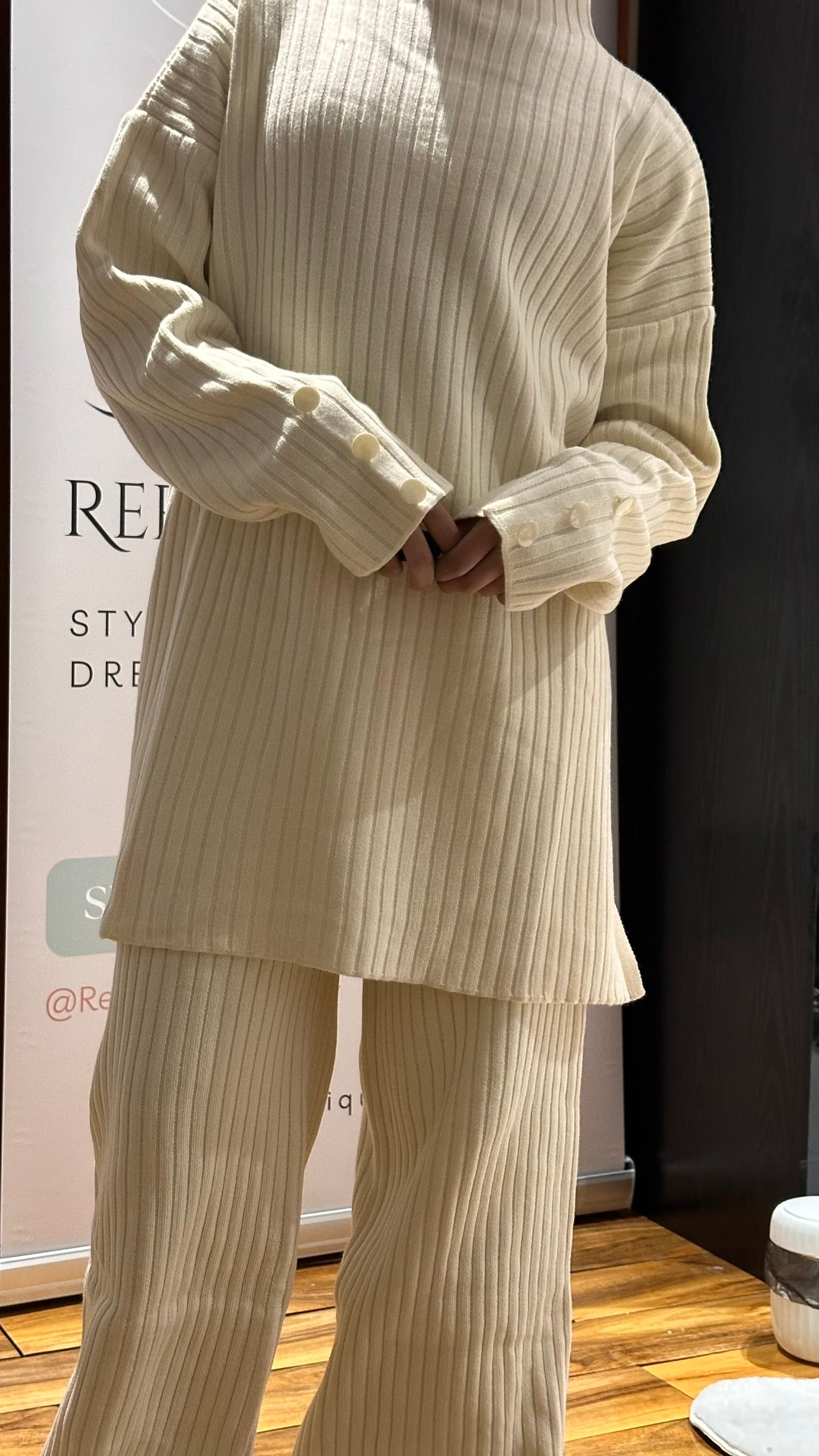 Rib Knitted Co-ord Set