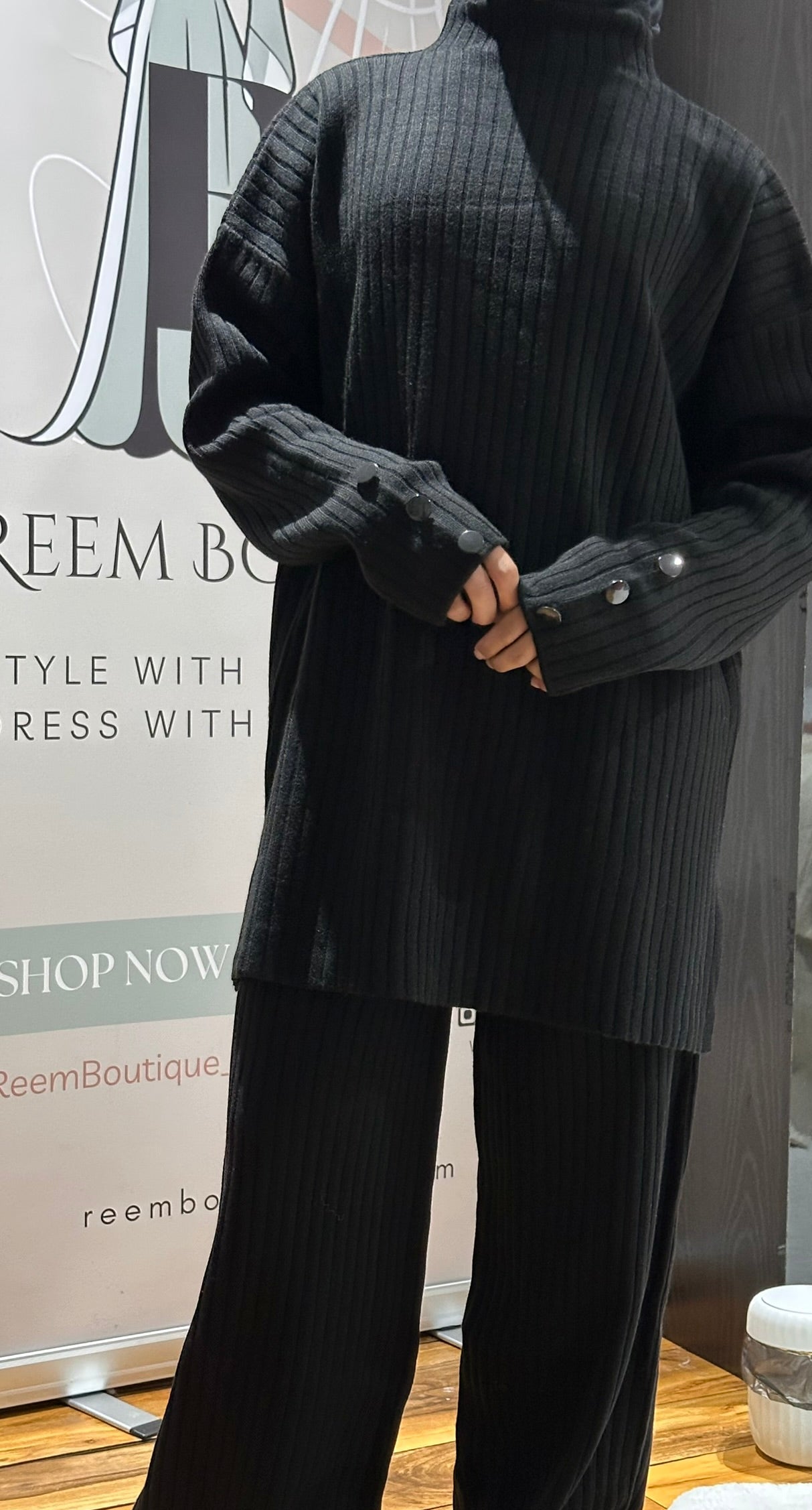 Rib Knitted Co-ord Set