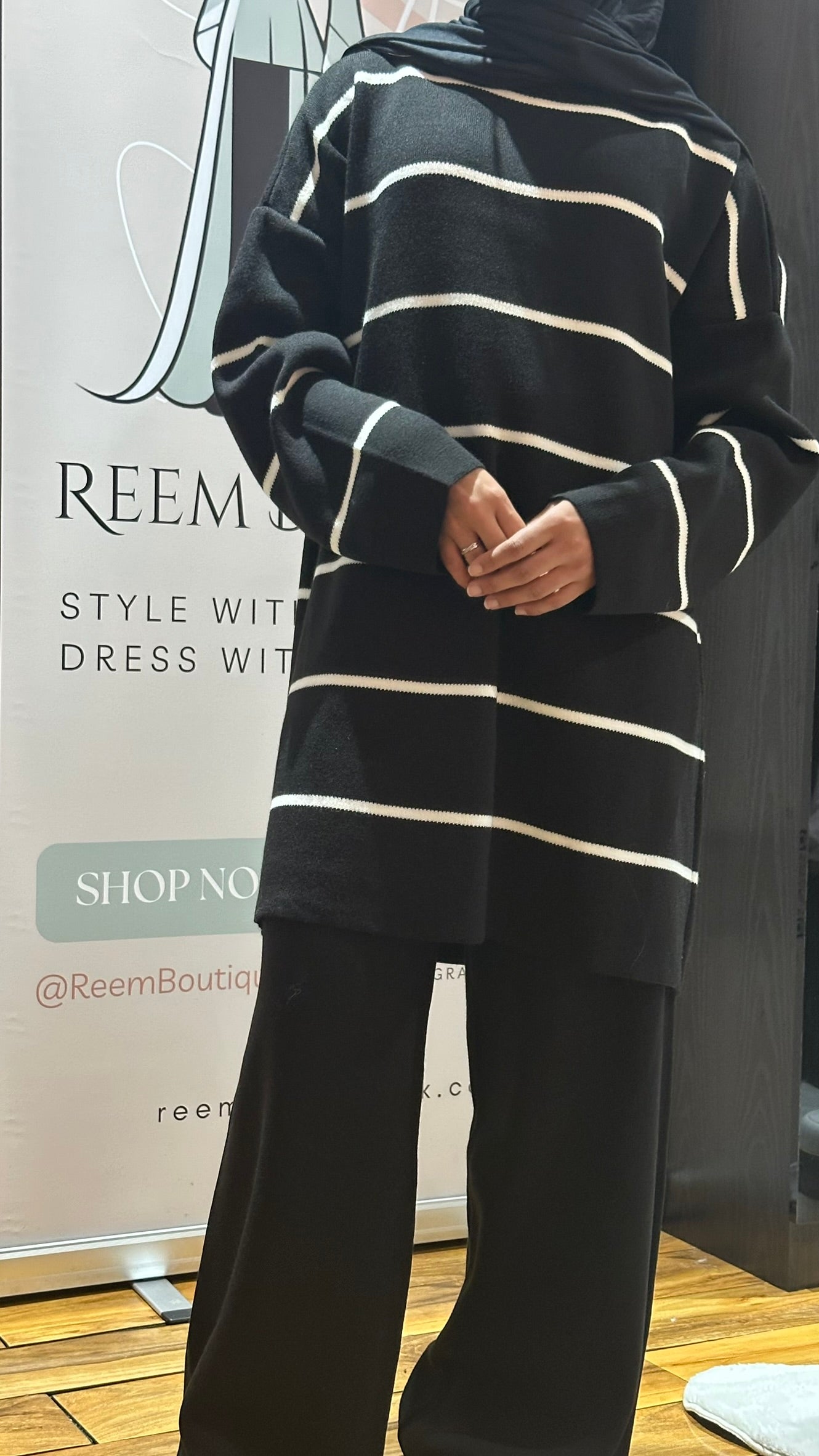 Striped Knitted Co-ord Set