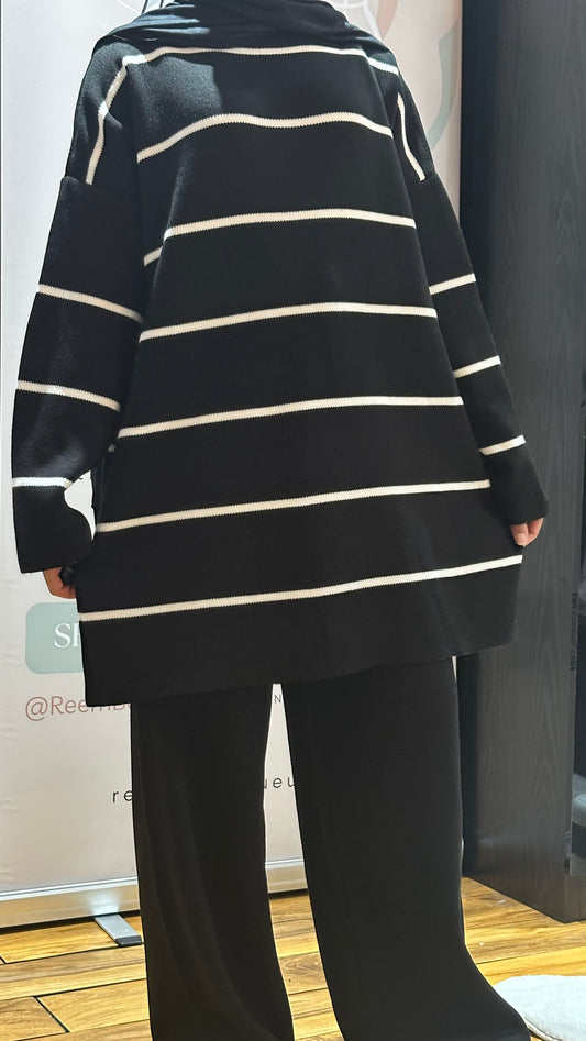 Striped Knitted Co-ord Set