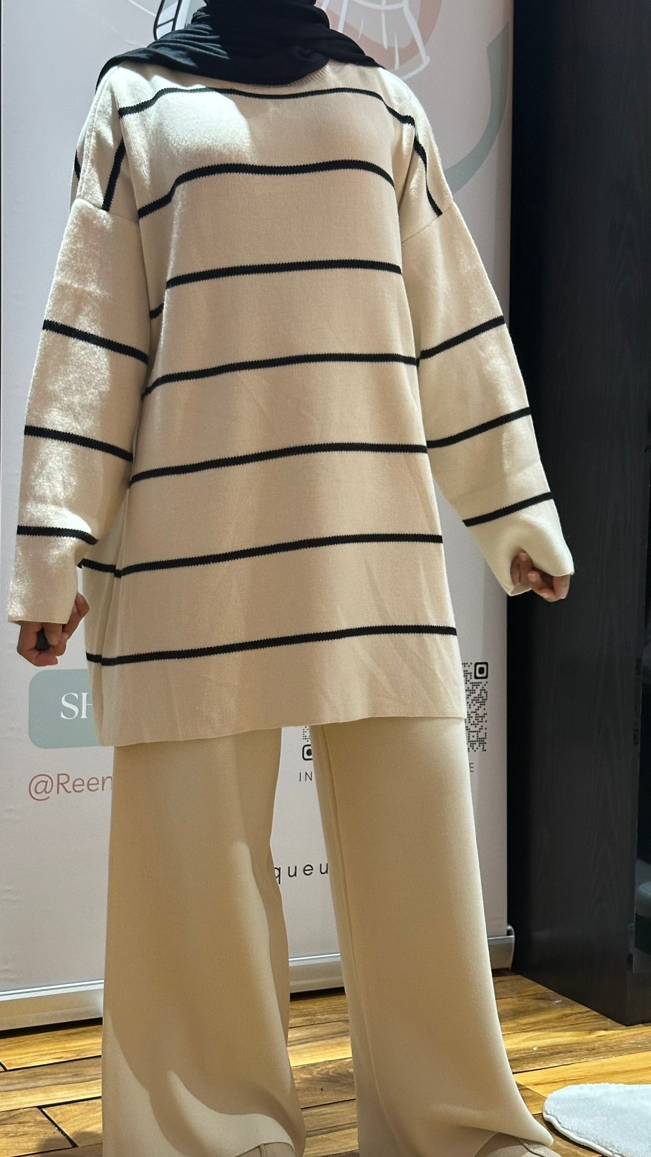 Striped Knitted Co-ord Set