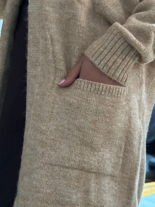 Knitted Cardigan with Pockets