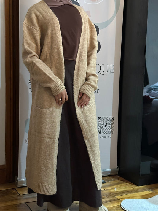 Knitted Cardigan with Pockets