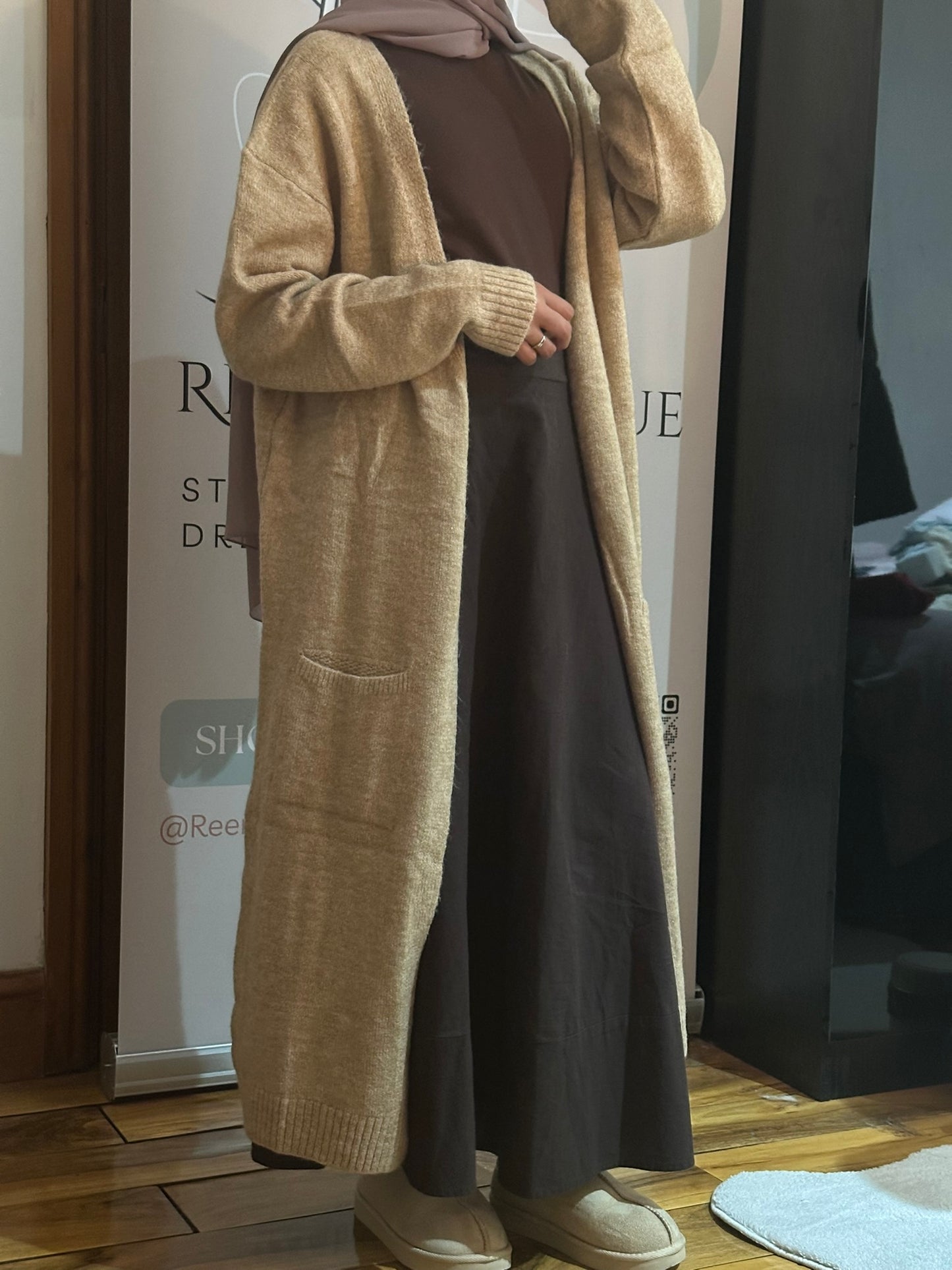 Knitted Cardigan with Pockets