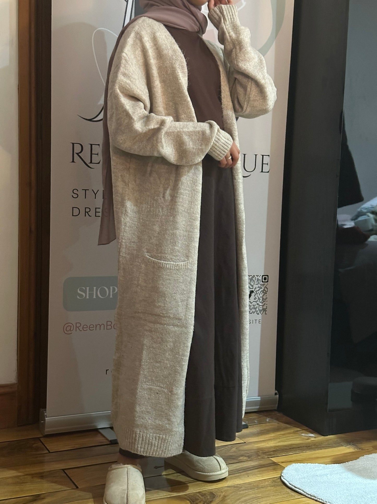 Knitted Cardigan with Pockets