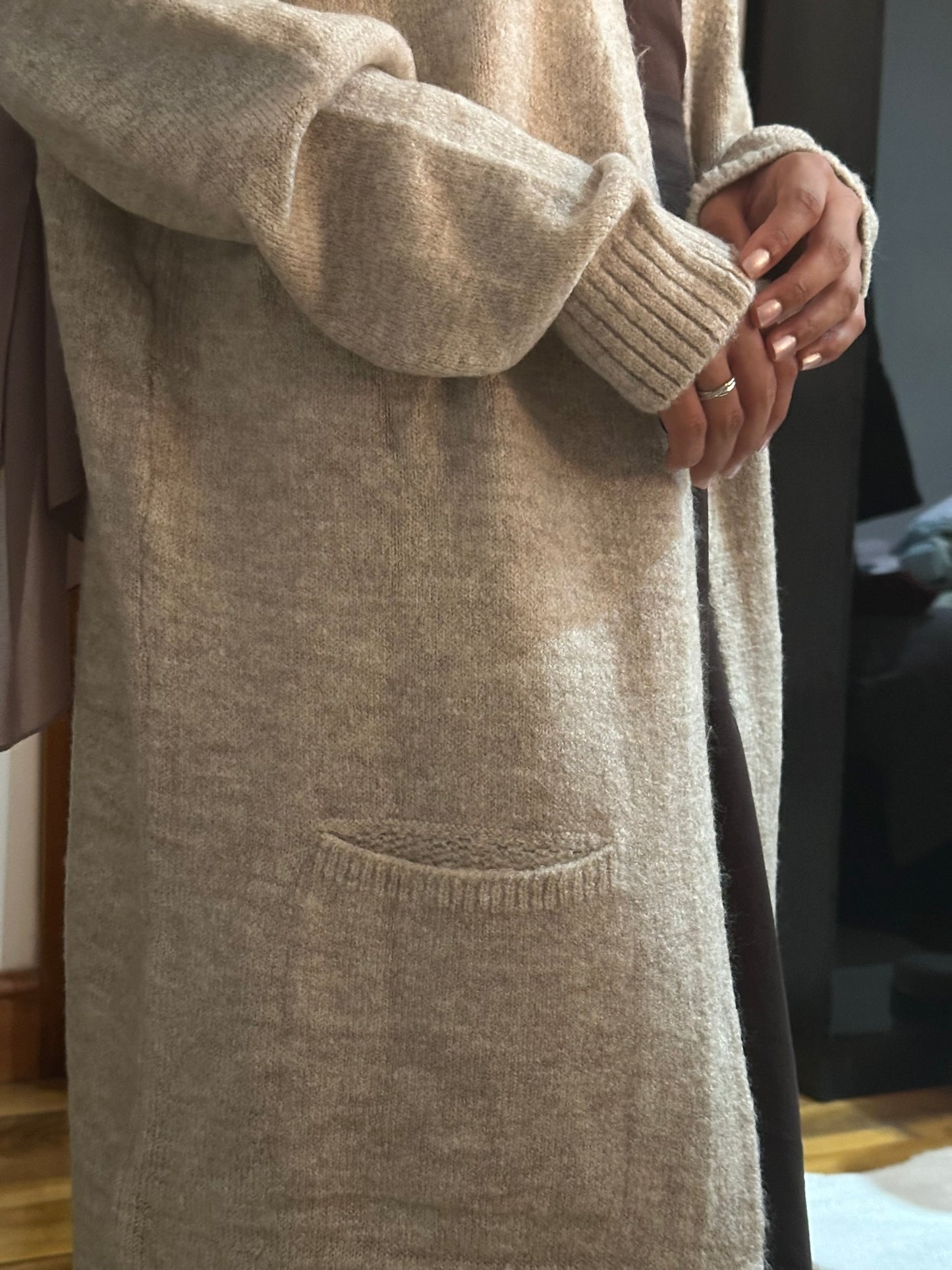 Knitted Cardigan with Pockets