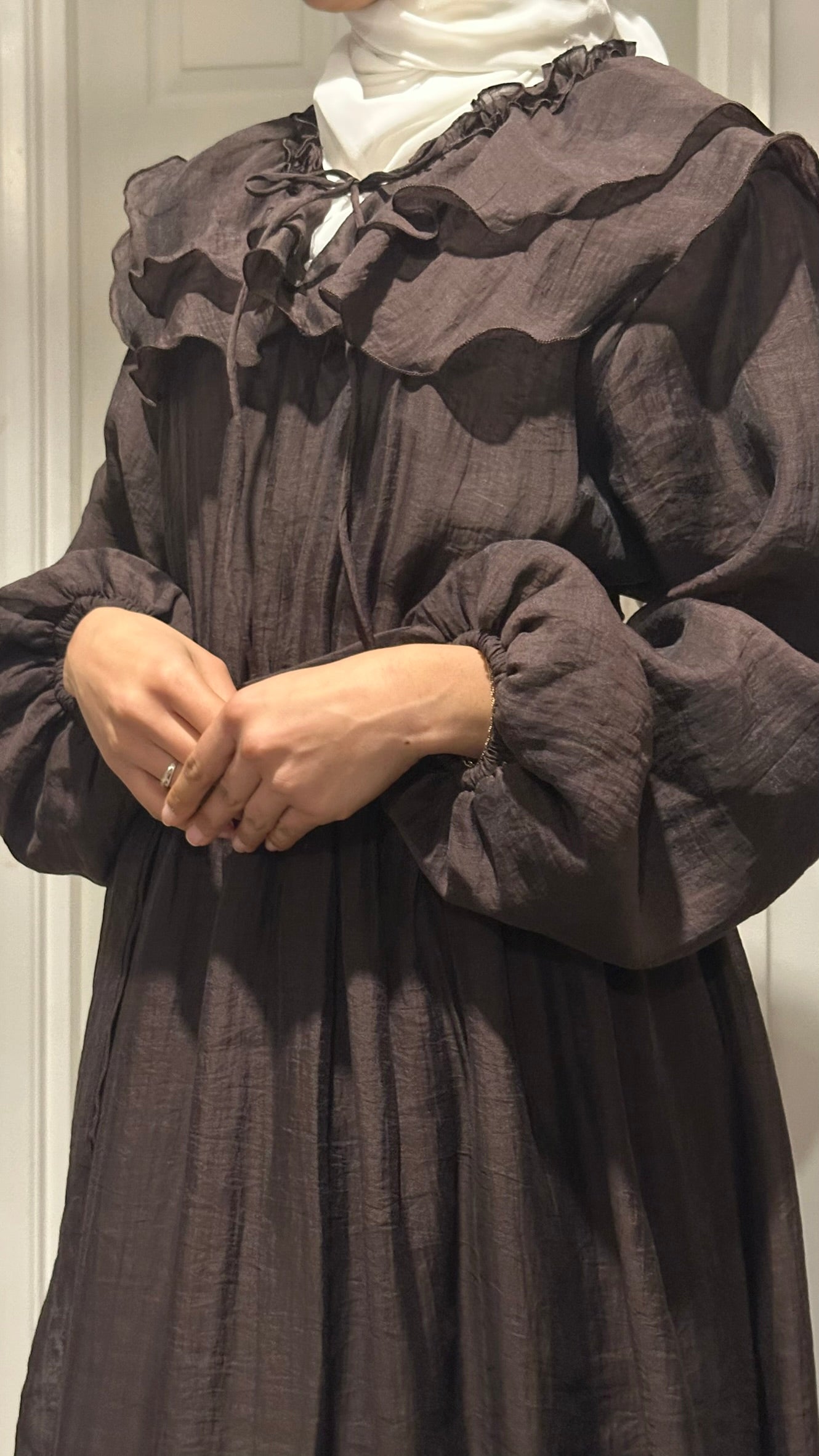Ruffle Collar Dress